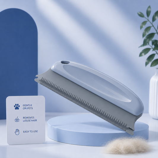 Household Lint & Pet Hair Remover Brush – Removes Fuzz, Dust & Fur from Sofas, Clothes & Fabric